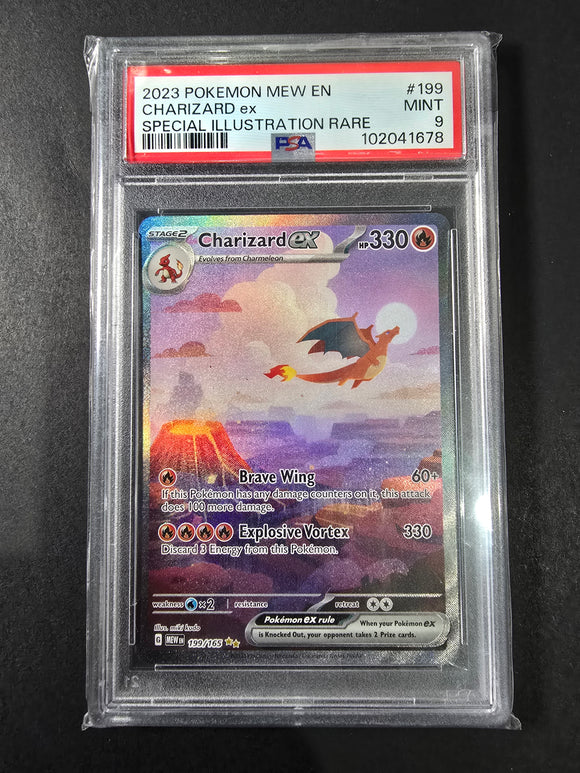2023 Pokémon 151 - Charizard EX - SIR - PSA 9