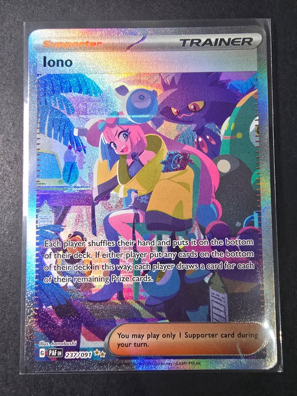Iono - 237/091 - Special Illustration Rare - Paldean Fates