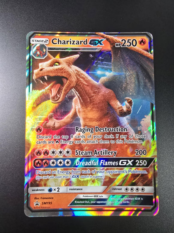 Charizard GX - SM195 - Black Star Promo - Sun & Moon