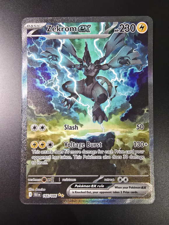 Zekrom EX  - 166/086 - Special Illustration Rare - Black Bolt