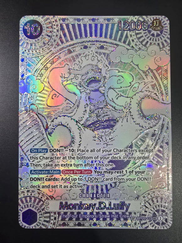 Monkey.D.Luffy - OP05-119 - Alt Art SP SEC - A Fist Of Devine Speed