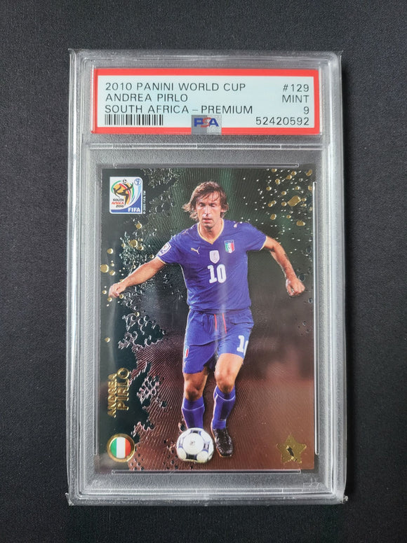 2010 Panini World Cup - Andrea Pirlo - South Africa Premium - PSA 9 Mint