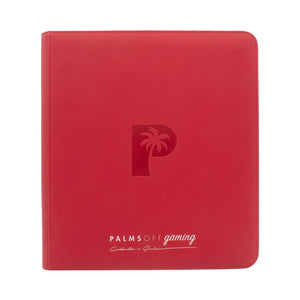Collector's Series 12 Pocket Zip Trading Card Binder - RED