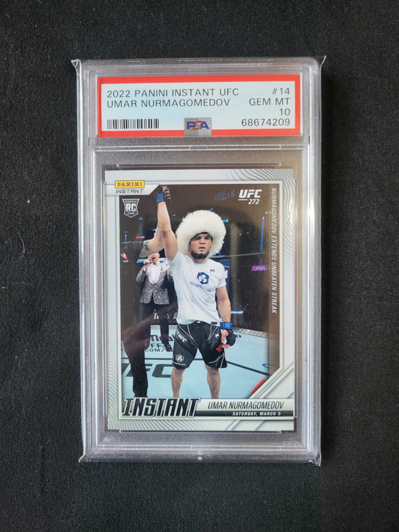 2022 UFC Panini Instant - Umar Nurmagomedov - Instant - PSA 10 Gem Mint